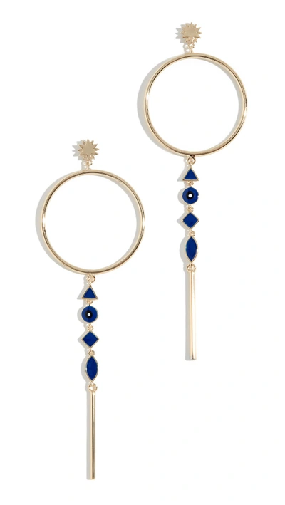 Shop Jules Smith Star Gazer Earrings In Gold