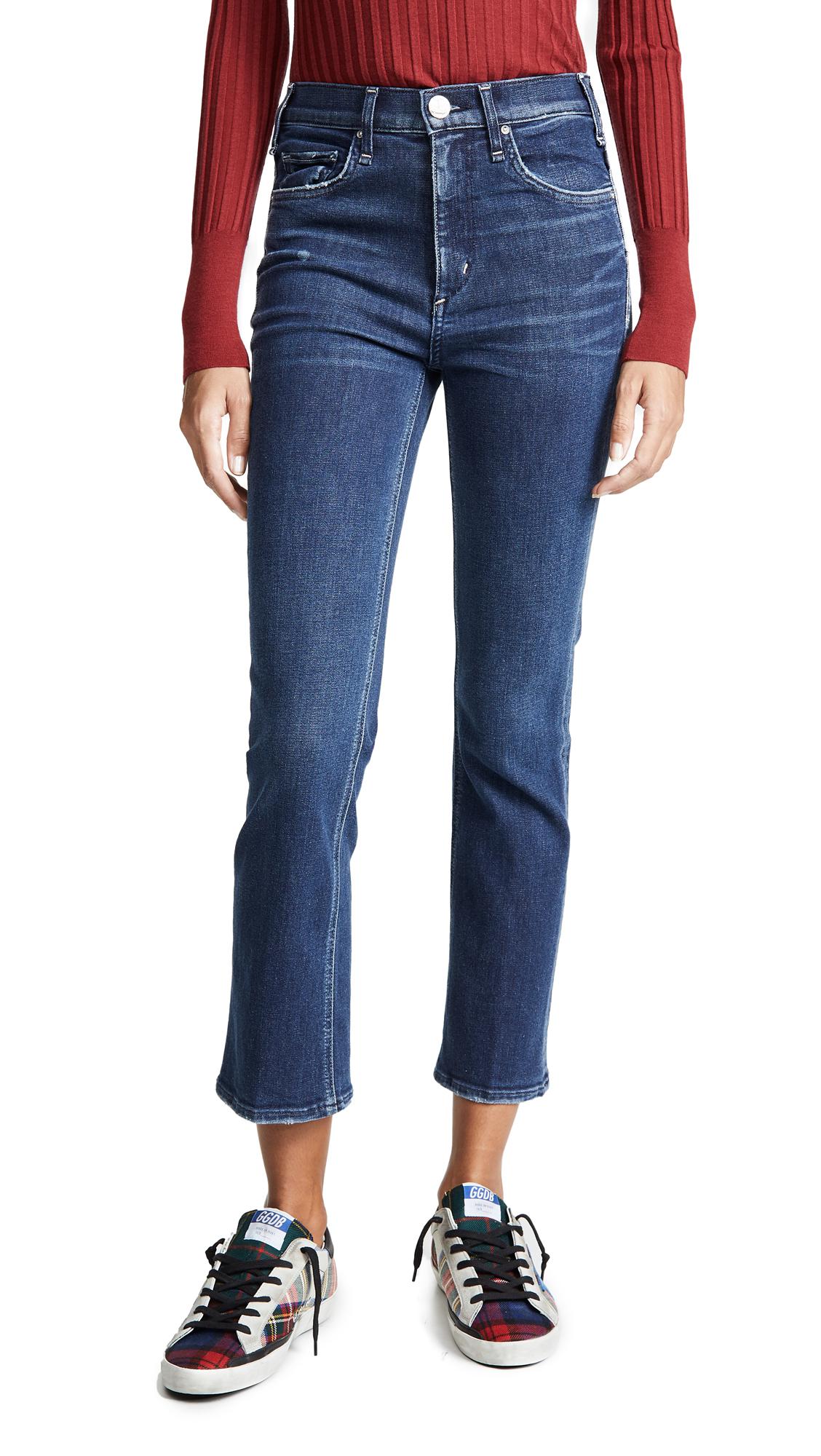 mcguire denim high rise cropped gainsbourg jeans
