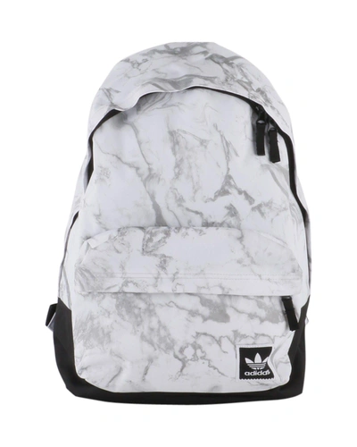 Adidas Originals Marble Backpack In White - Black | ModeSens