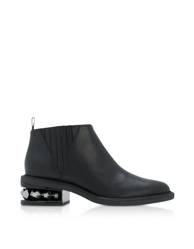 Shop Nicholas Kirkwood Black Leather 35mm Suzi Chelsea Boots