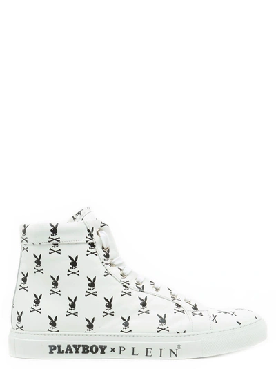 Philipp Plein playboy Skull Shoes In White ModeSens