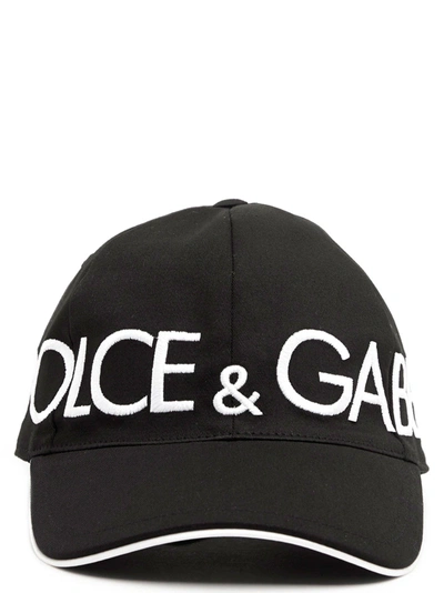 Shop Dolce & Gabbana Cap In Black