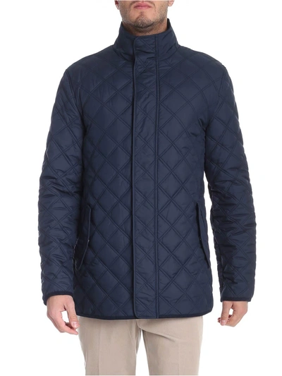 Shop Brooks Brothers Padded Jacket In Blue