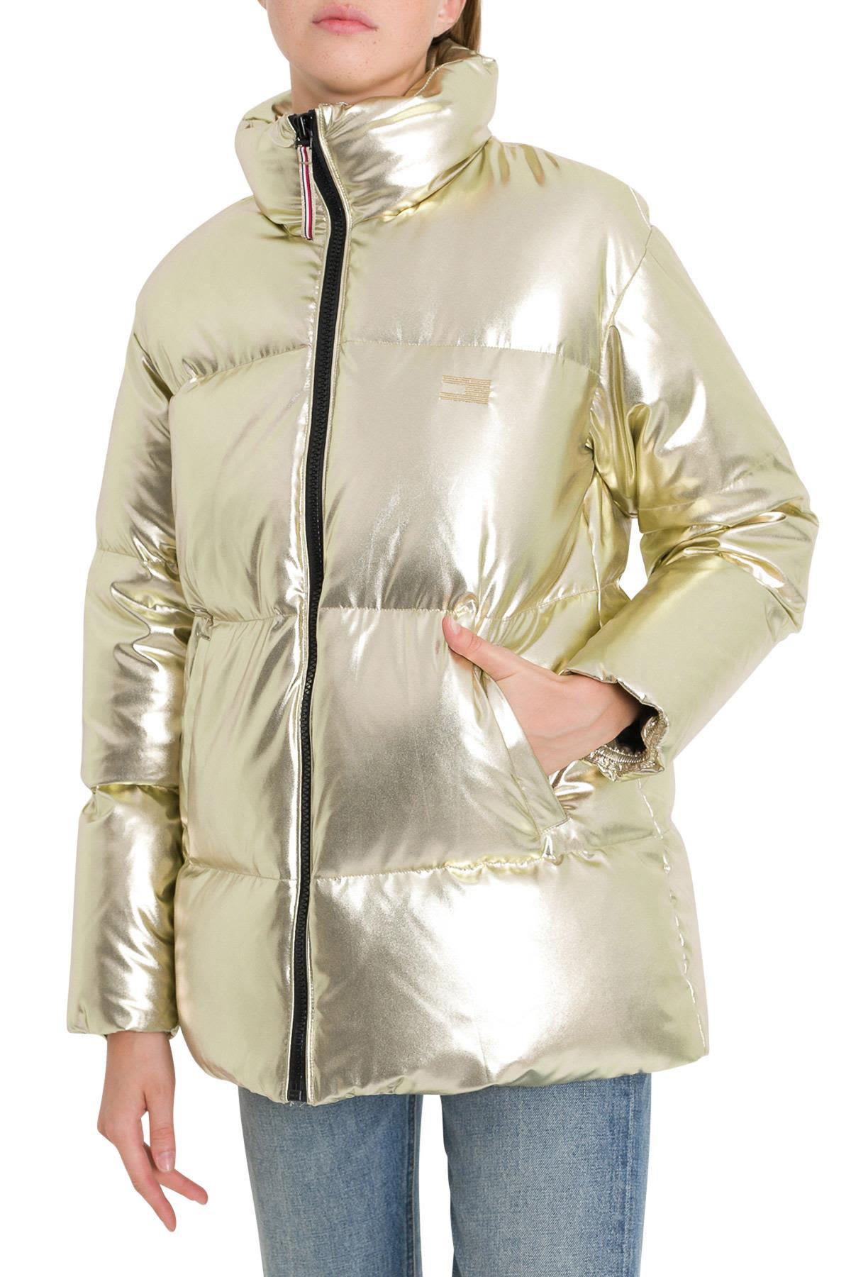 Tommy Hilfiger Golden Puffer Jacket In 