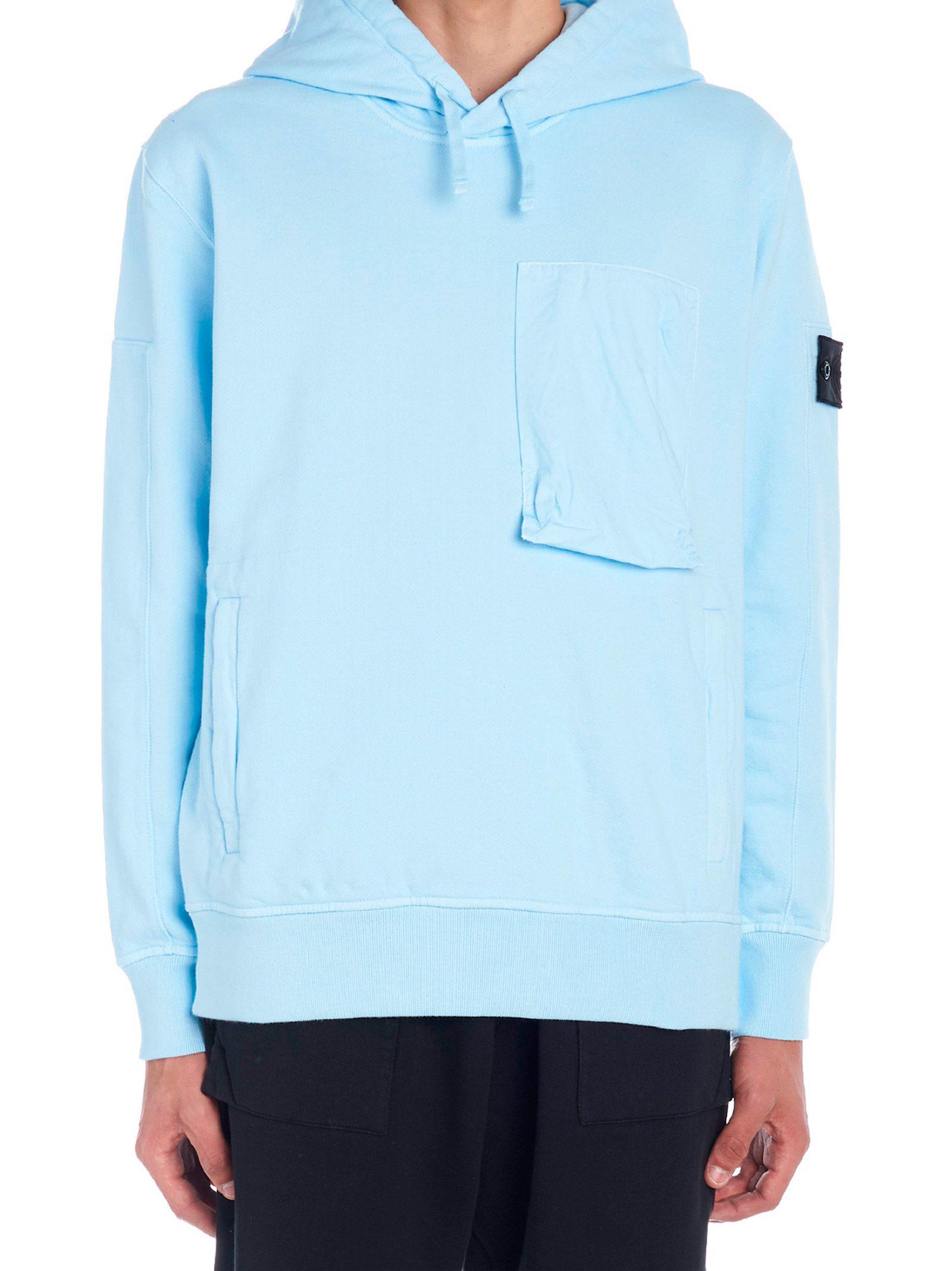 stone island baby blue jacket