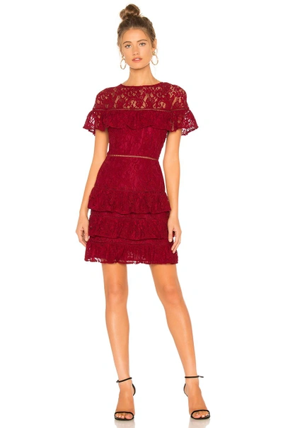 Shop Bb Dakota Aphrodite Dress In Rouge