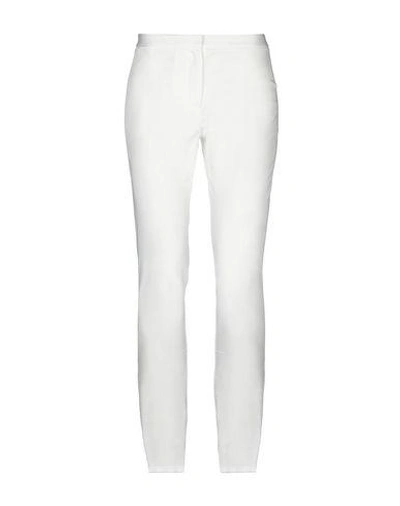 Shop Barena Venezia Casual Pants In Ivory