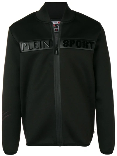 Shop Plein Sport Logo Jacket - 02 Black & Red