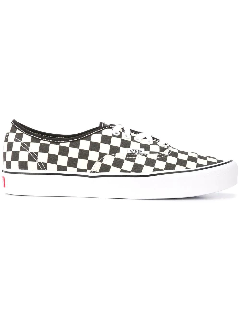 Authentic Lite Checkerboard Sneakers In White | ModeSens