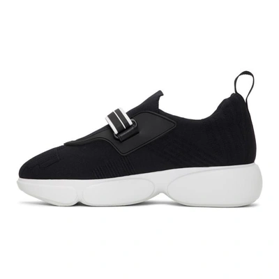 Shop Prada Black Cloudbust Sneakers In F0632 Black