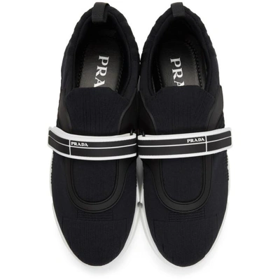 Shop Prada Black Cloudbust Sneakers In F0632 Black