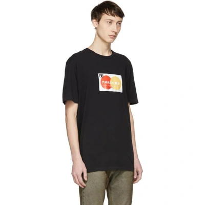 Shop Baja East Black Charge It T-shirt In Embassy 0011