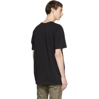 Shop Baja East Black Charge It T-shirt In Embassy 0011