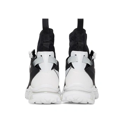 Shop Boris Bidjan Saberi Black And White Salomon Edition Nordic Hybrid Sneakers In Black/wht/q
