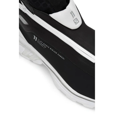 Shop Boris Bidjan Saberi Black And White Salomon Edition Nordic Hybrid Sneakers In Black/wht/q