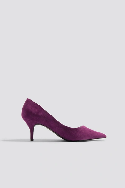 Shop Na-kd Pointed High Heels Purple