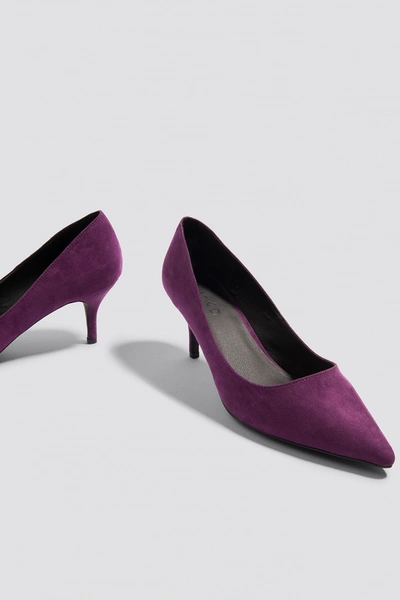 Shop Na-kd Pointed High Heels Purple