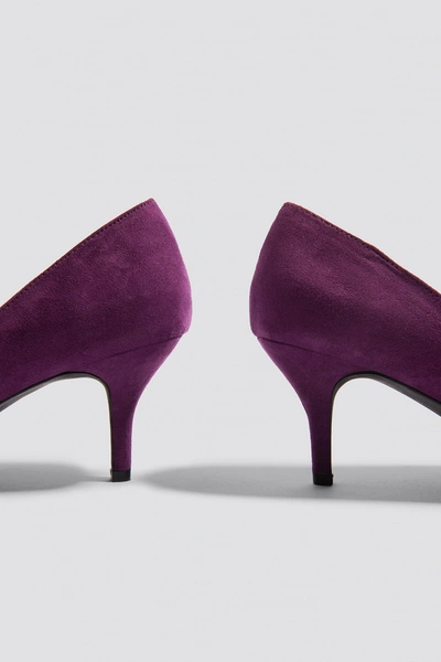 Shop Na-kd Pointed High Heels Purple