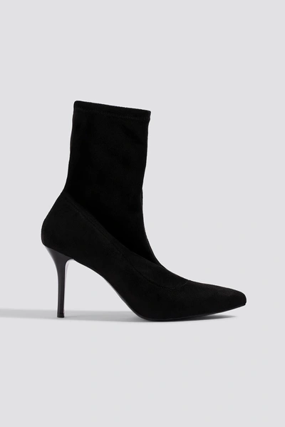 Shop Trendyol Taka Sock Boots - Black