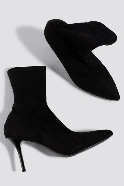 Shop Trendyol Taka Sock Boots - Black