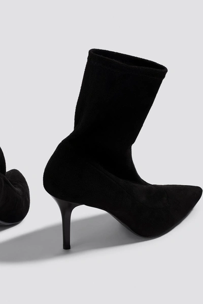 Shop Trendyol Taka Sock Boots - Black