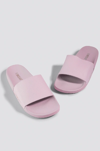 Shop The White Brand Minimal Slippers - Pink