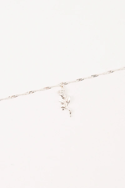 Shop Tranloev Rose Necklace - Silver