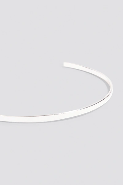 Shop Tranloev Plain Stiff Choker - Silver