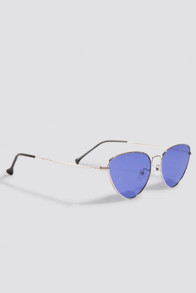Shop Na-kd Colored Cateye Sunglasses Purple