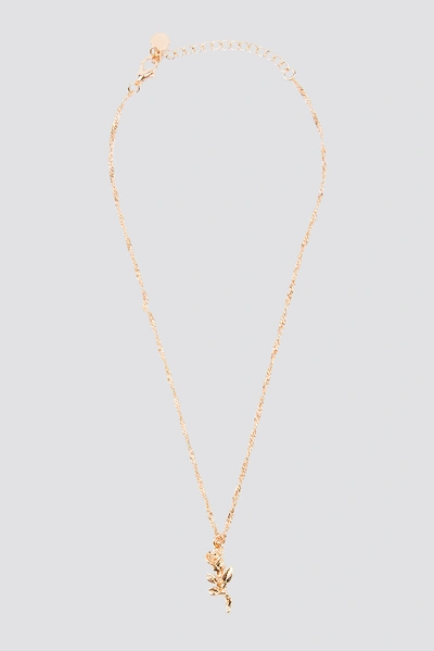 Shop Tranloev Rose Necklace Gold
