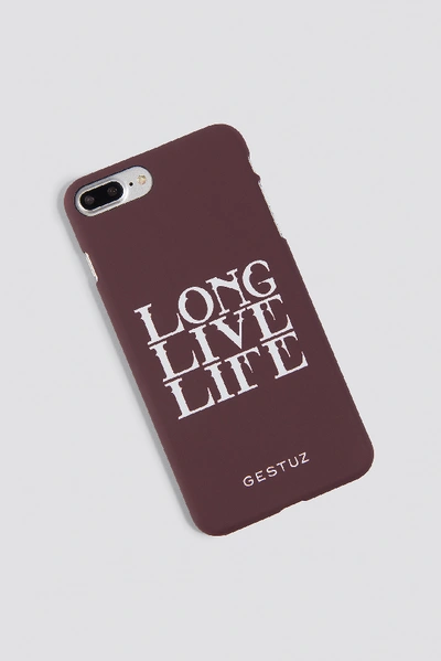Shop Gestuz Mobile Cover Ma18 - Brown