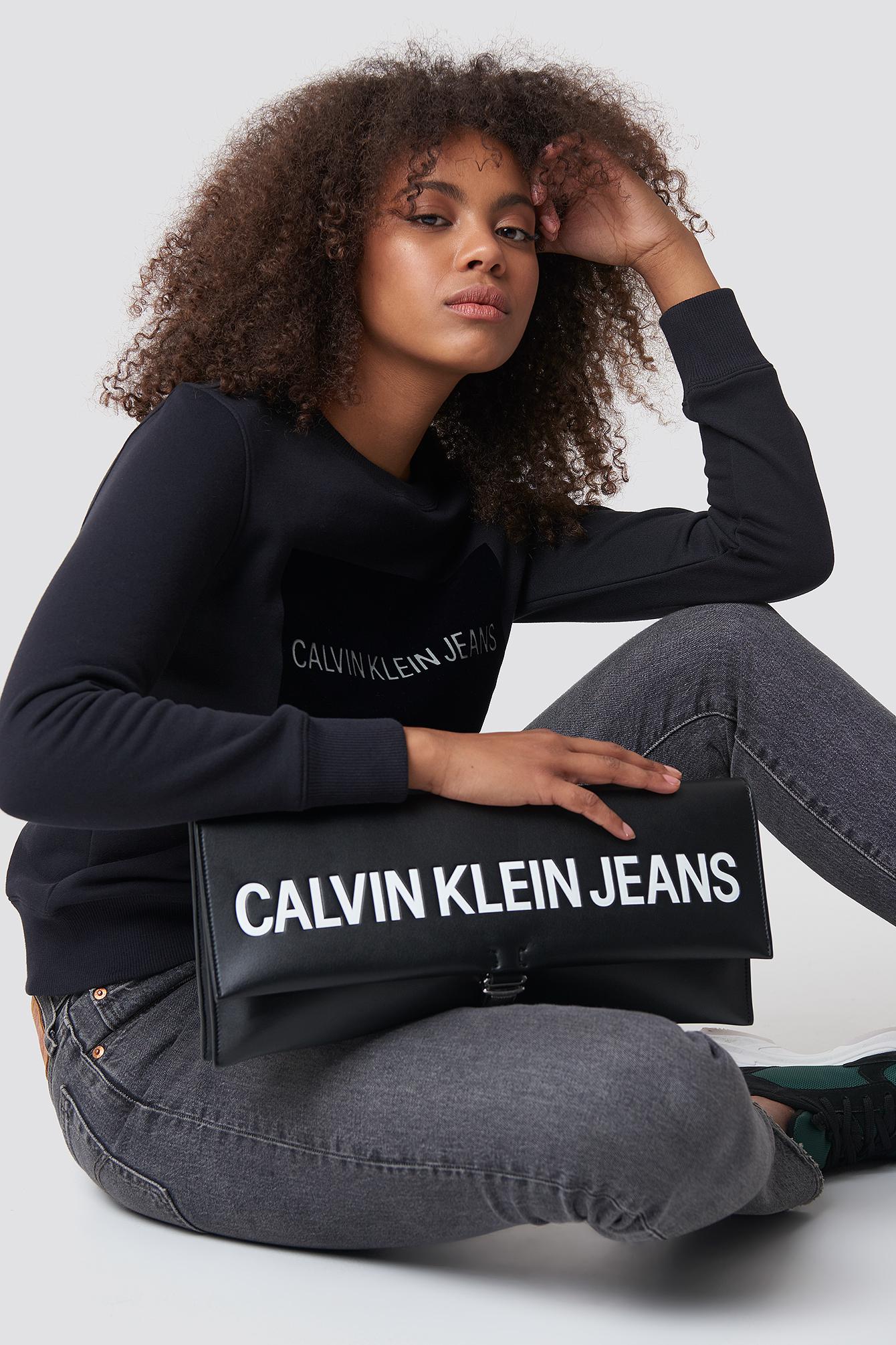 calvin klein jeans clutch