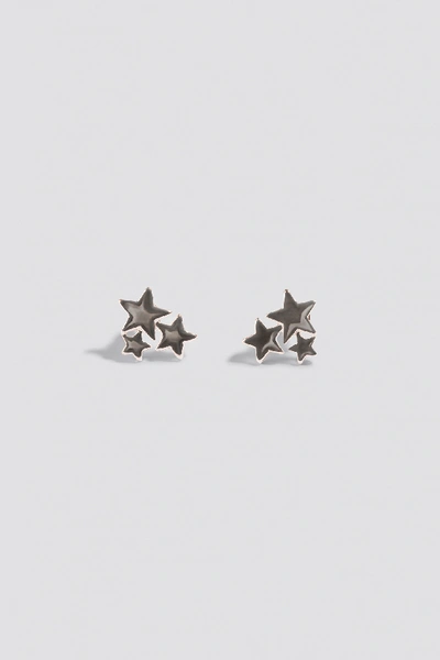 Shop Na-kd Star Stud Earring - Silver