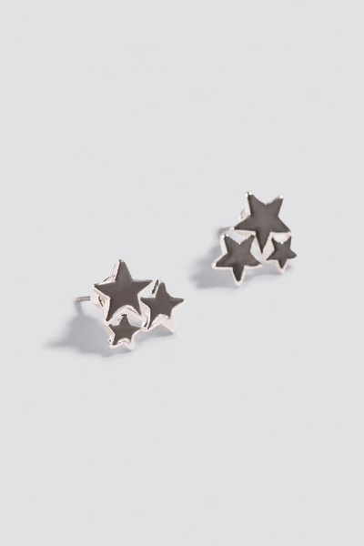 Shop Na-kd Star Stud Earring - Silver