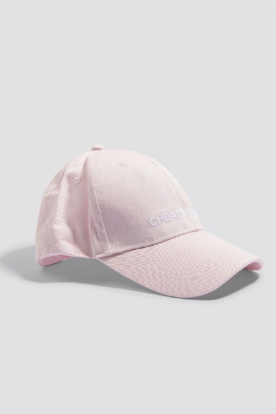 Shop Cheap Monday Cm Baseball Cap Pink