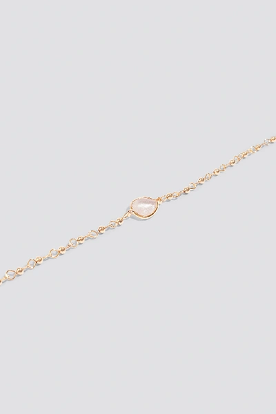 Shop Tranloev Stone Choker Gold In Pink/gold