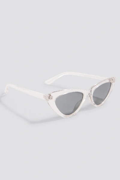 Shop Na-kd Transparent Cateye Sunglasses - Black