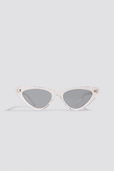 Shop Na-kd Transparent Cateye Sunglasses - Black