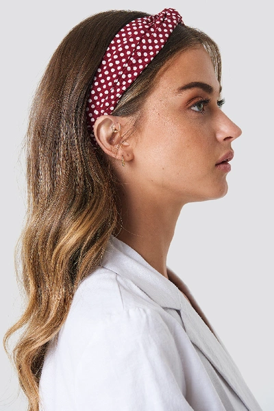 Shop Na-kd Dotted Hairband - Red