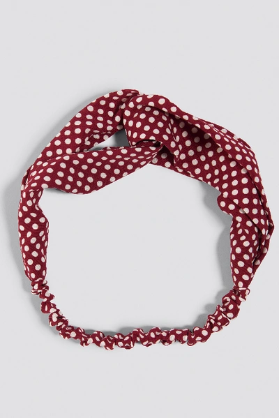 Shop Na-kd Dotted Hairband - Red