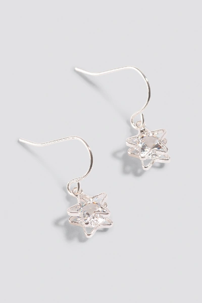 Shop Na-kd Silver Star Earrings - Silver