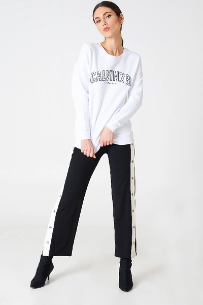 Shop Calvin Klein Core Fit 78 Sweater - White