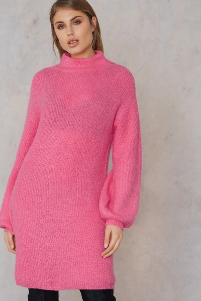 Shop Na-kd Oversized Knit - Pink