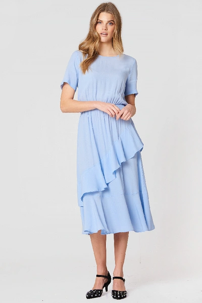 Shop Just Female Kirsten Dress - Blue