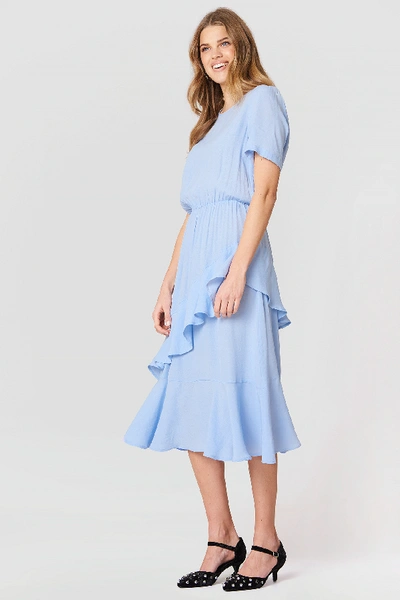 Shop Just Female Kirsten Dress - Blue