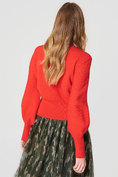 Shop Just Female Alma Knit - Red