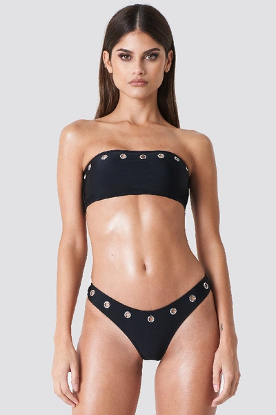 Shop Sahara Ray X Na-kd Eyelet Bikini Bottom Black