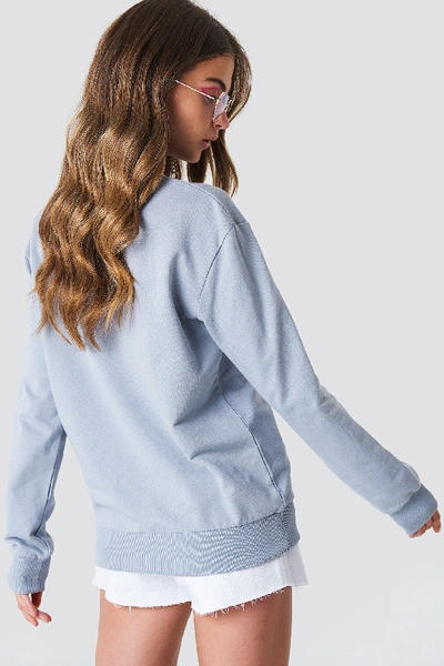 Shop Galore X Na-kd Girl Cult Sweatshirt Grey In Foggy