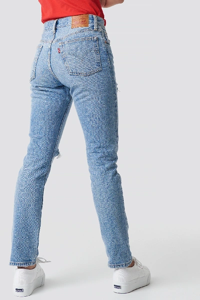 Shop Levi's 501 Skinny Jeans Blue In Can't Touch This