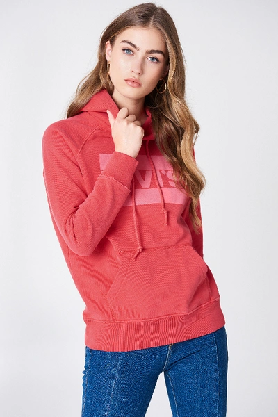 Shop Levi's Graphic Sportswear Hoodie - Red